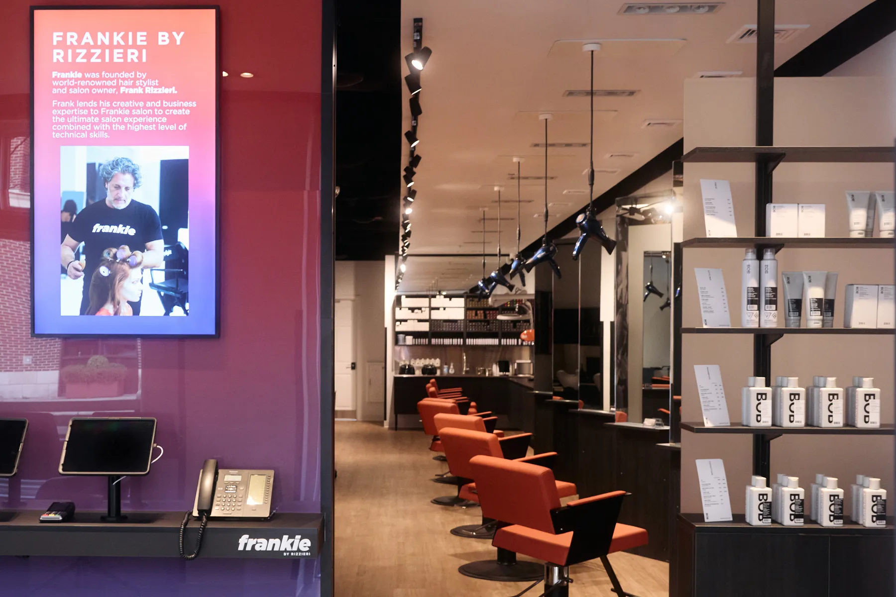 Inside the Frankie salon in Collingswood